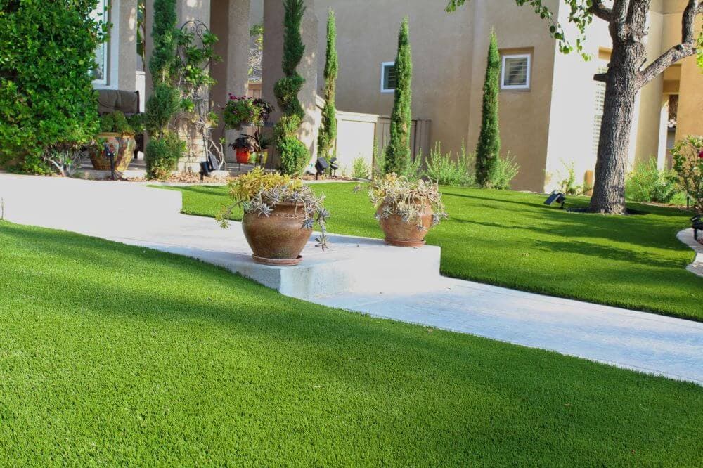 Front Yard Artificial Turf